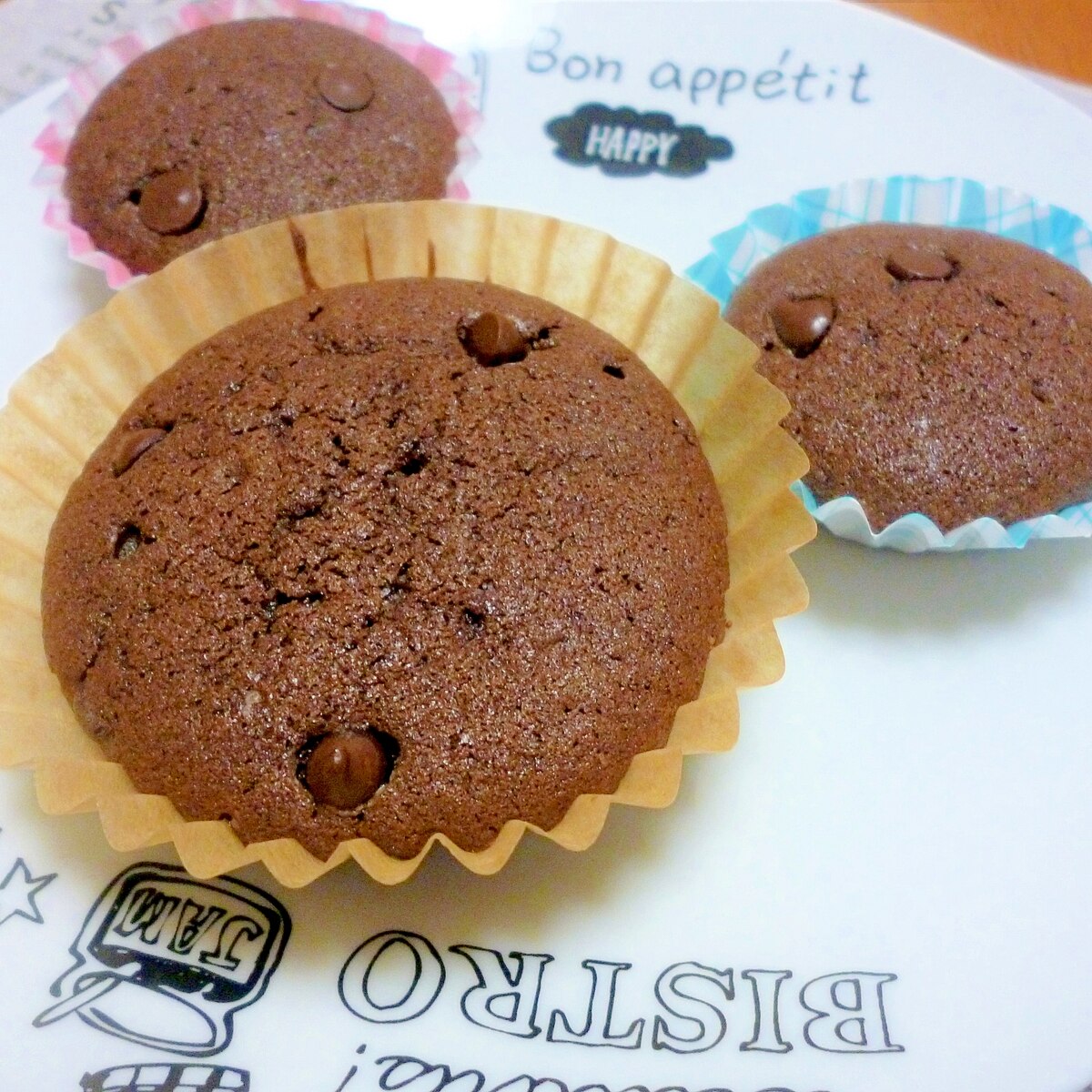 簡単 チョコチップマフィン レシピ 作り方 By ヮ なつ 楽天レシピ